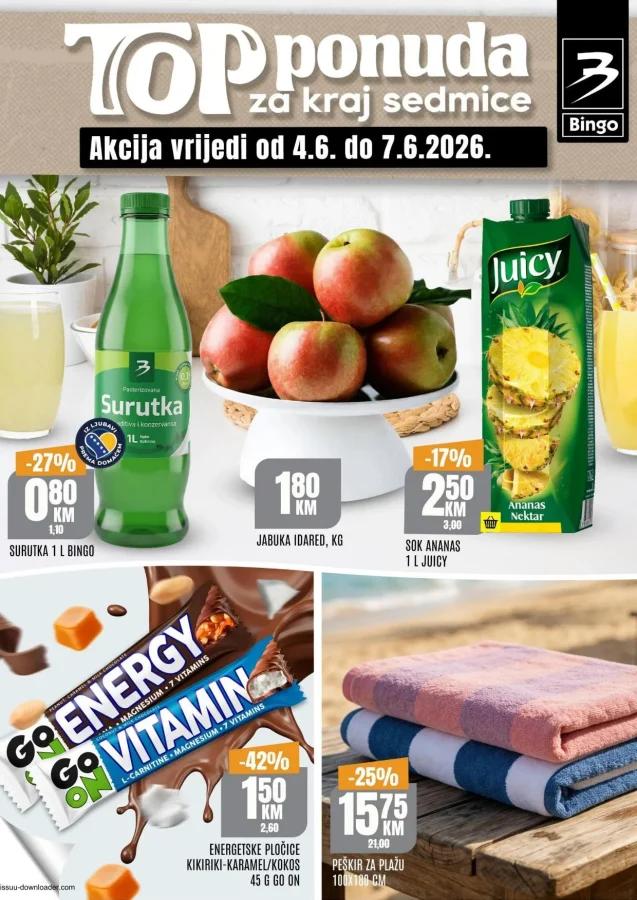 Bingo: Top ponuda za kraj sedmice RS (od 04.06. do 07.06.2026)