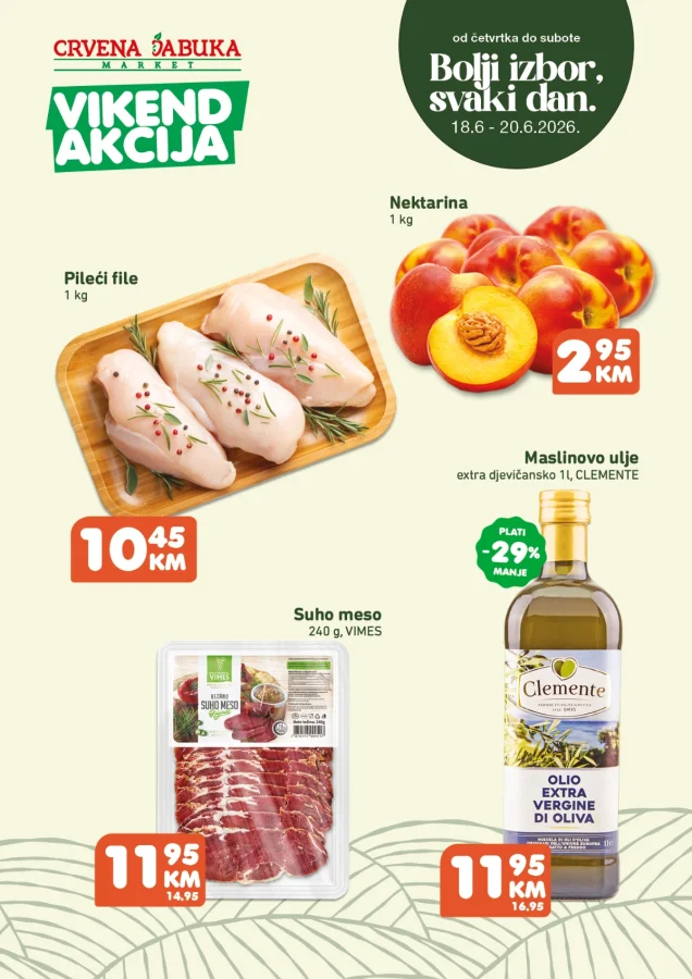 Crvena jabuka: Vikend akcija (od 18.06. do 20.06.2026)