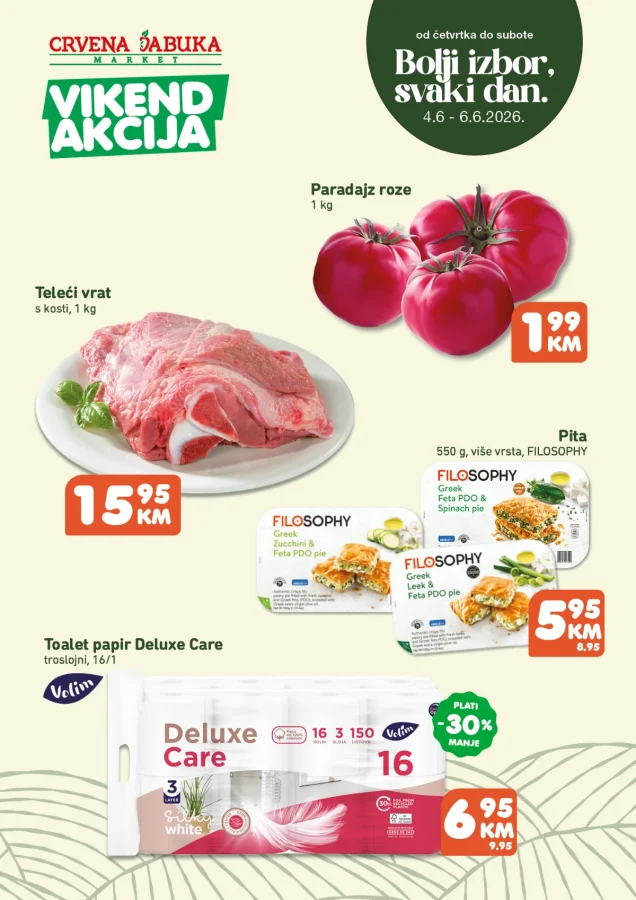 Crvena jabuka: Vikend akcija