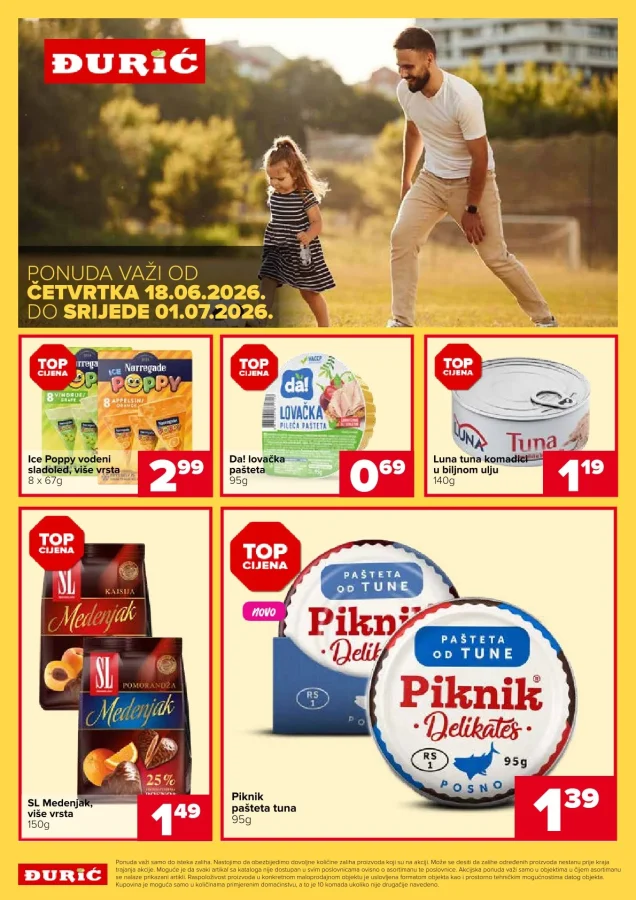 Đurić: Akcijski katalog (od 18.06. do 01.07.2026)
