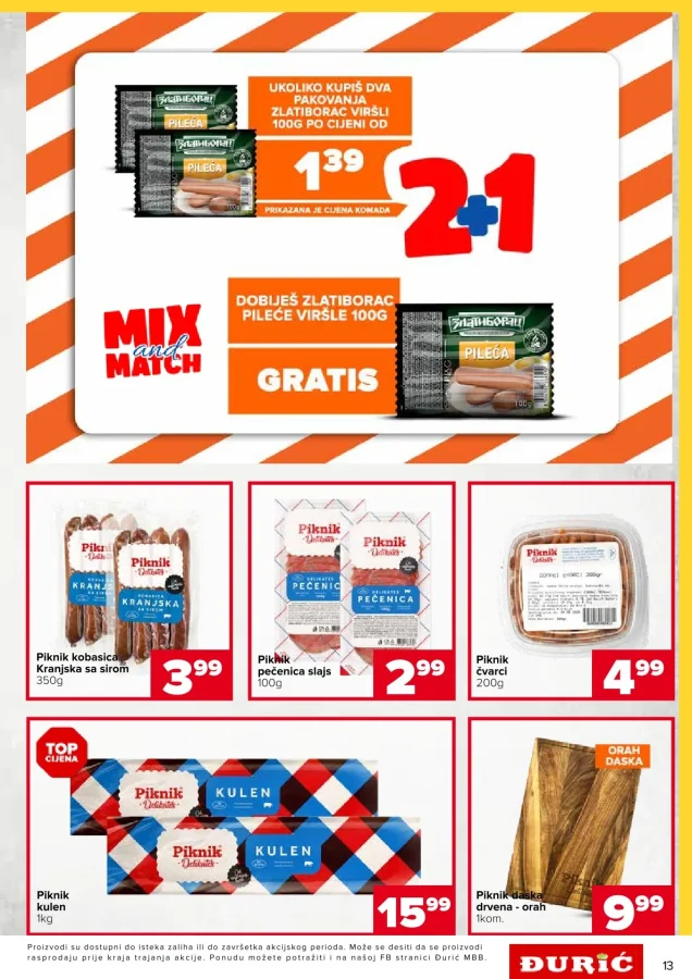 Đurić: Akcijski katalog