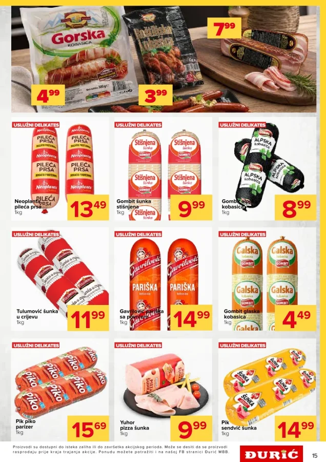 Đurić: Akcijski katalog