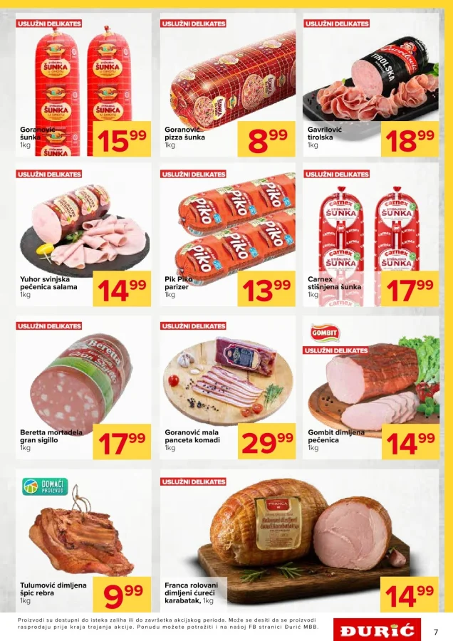Đurić: Akcijski katalog