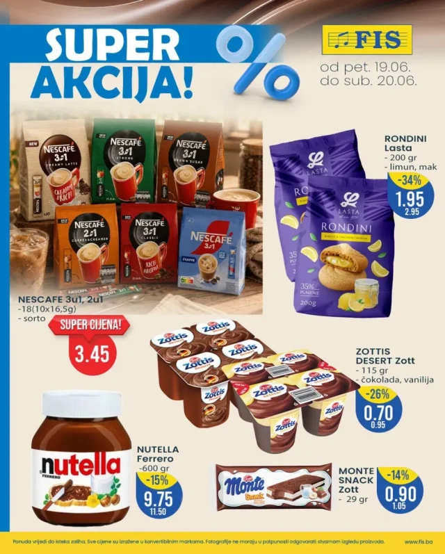 FIS: Vikend akcija