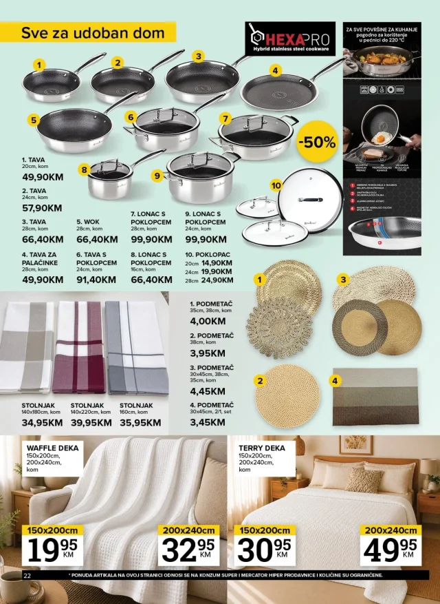 Konzum i Mercator: Katalog FBiH
