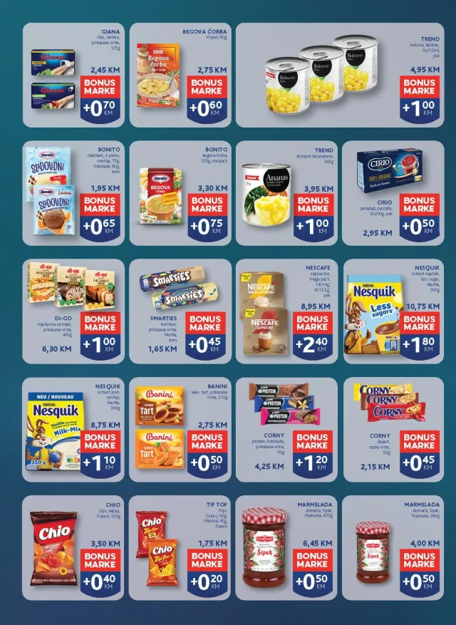 Konzum i Mercator: Katalog FBiH