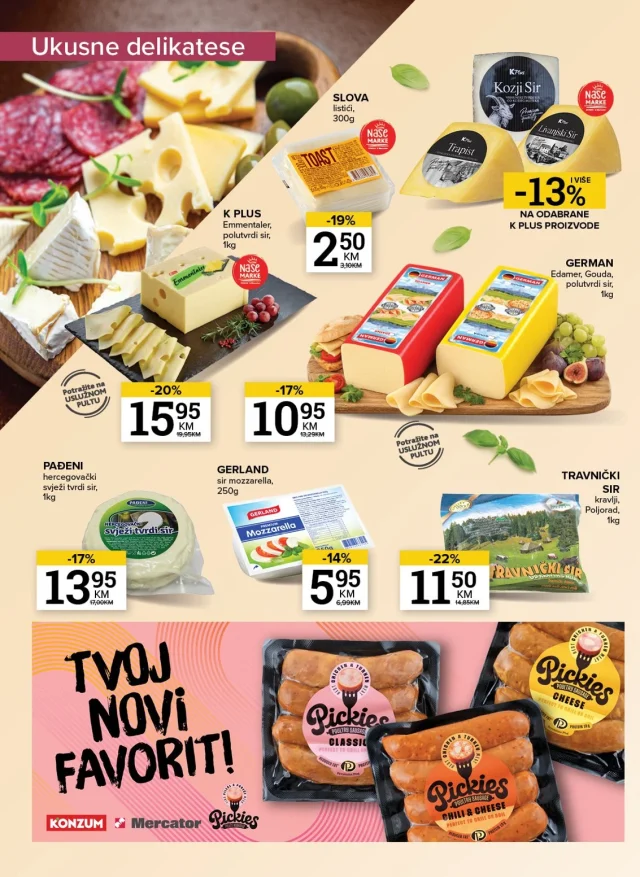 Konzum i Mercator: Katalog RS