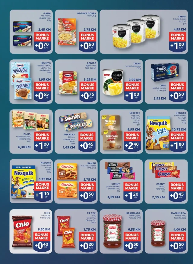 Konzum i Mercator: Katalog RS
