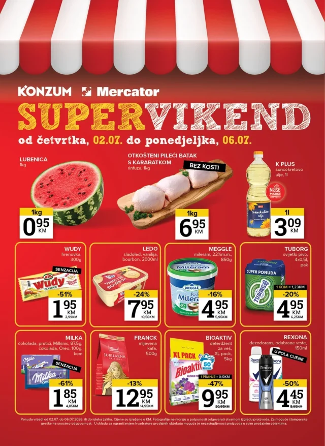 Konzum i Mercator: Katalog RS