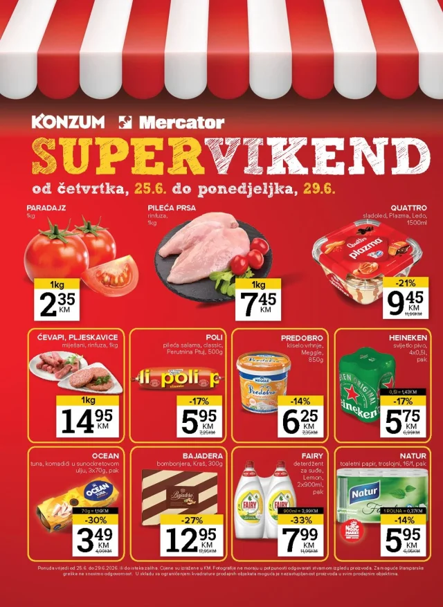 Konzum i Mercator: Katalog RS