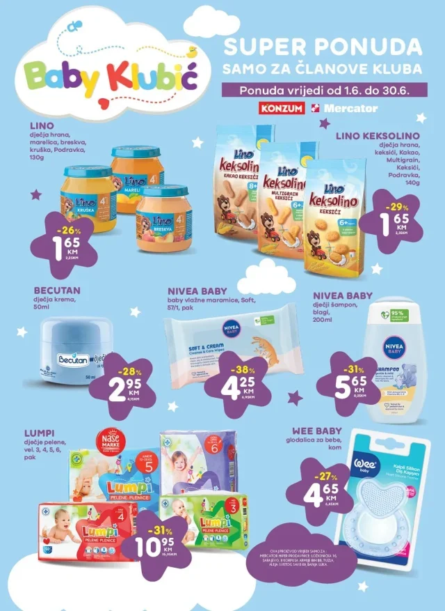 Konzum i Mercator: Katalog RS (od 16.06. do 22.06.2026)