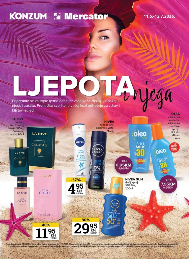 Konzum i Mercator: Ljepota i njega - Slika 1 Konzum i Mercator: Ljepota i njega