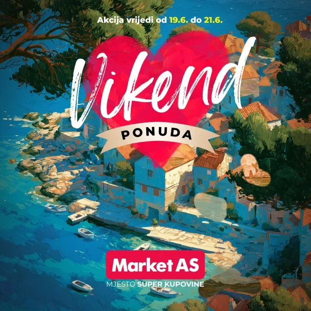 Market AS: Vikend akcija (od 19.06. do 21.06.2026)