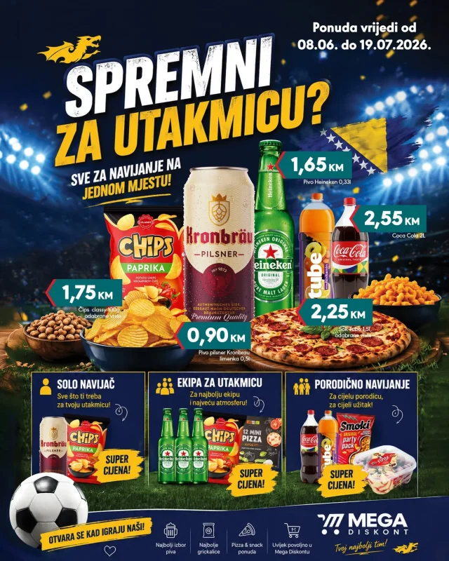 Mega diskont: Spremni za utakmicu - Slika 1 Mega diskont: Spremni za utakmicu