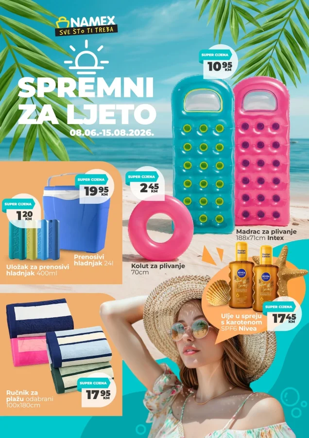 Namex: Spremni za ljeto (od 08.06. do 15.08.2026)