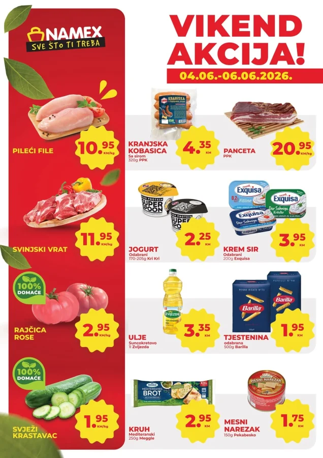 Namex: Vikend akcija
