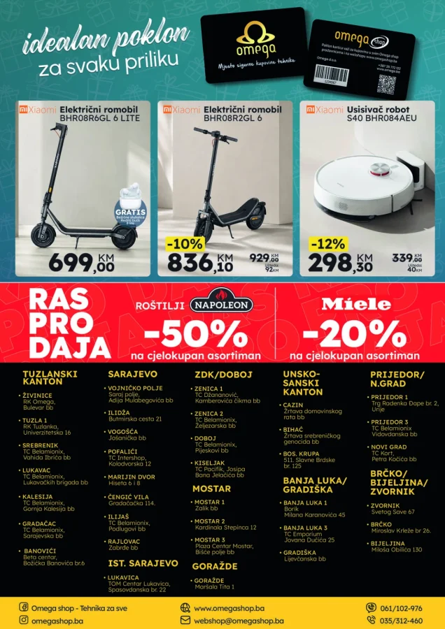 Omega Shop: Katalog