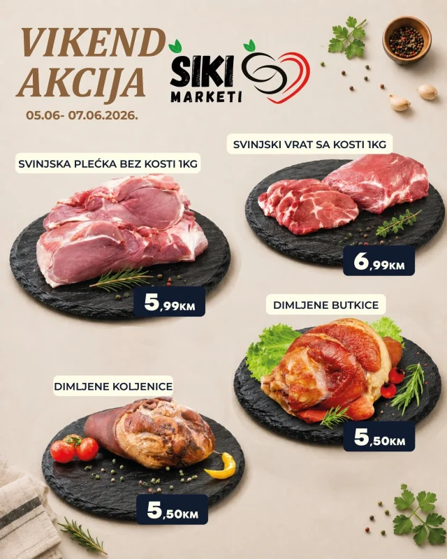 Šiki: Vikend akcija