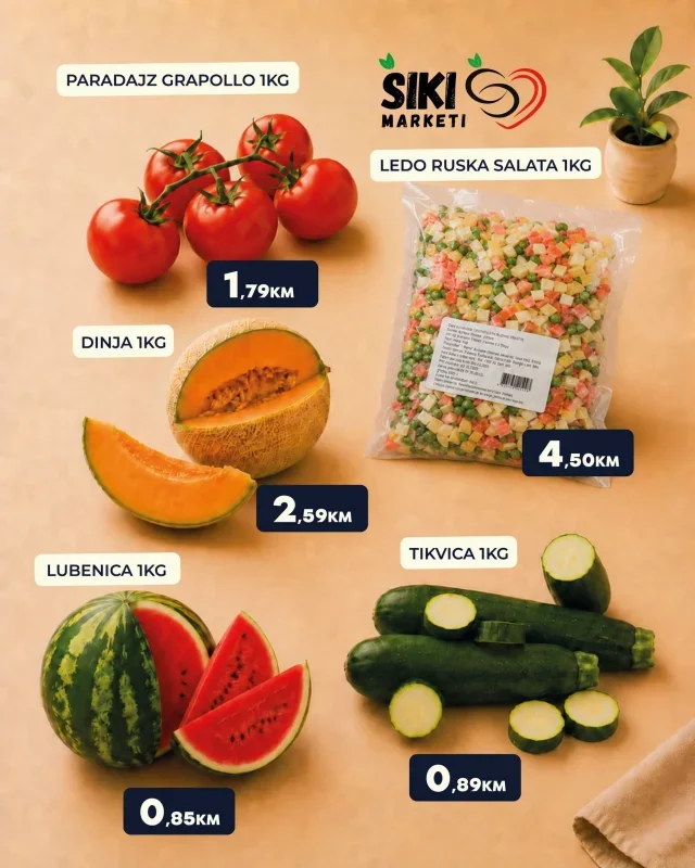 Šiki: Vikend akcija (od 26.06. do 28.06.2026)