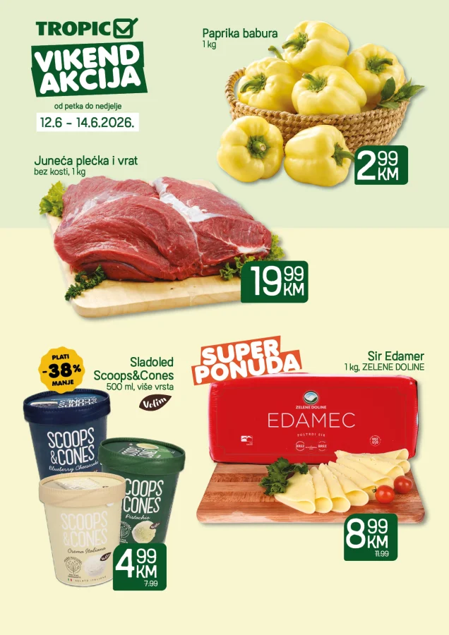 Tropic i Moj Market: Vikend akcija