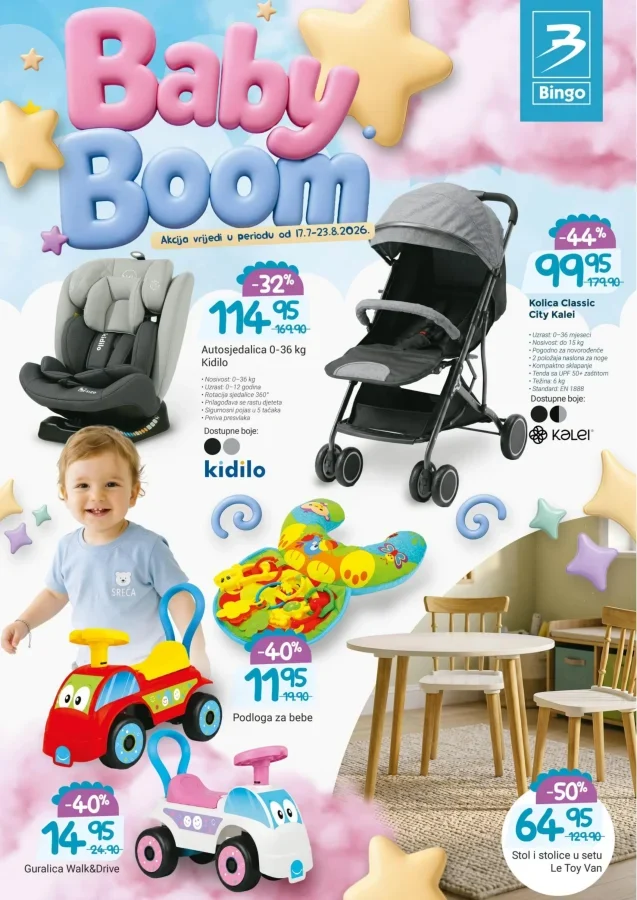 Bingo: Baby Boom (od 17.07. do 23.08.2026)