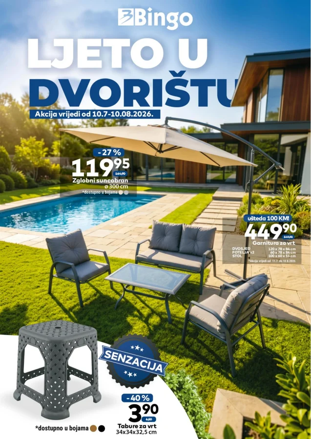 Bingo: Ljeto u dvorištu (od 10.07. do 10.08.2026)