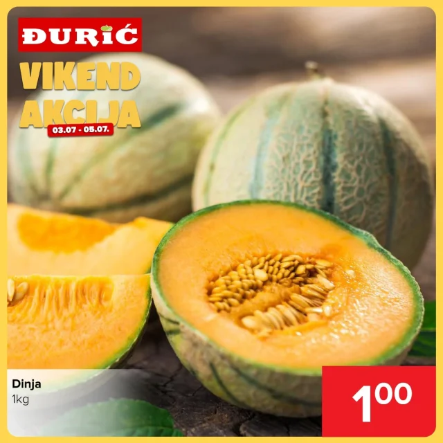 Đurić: Vikend akcija (od 03.07. do 05.07.2026)
