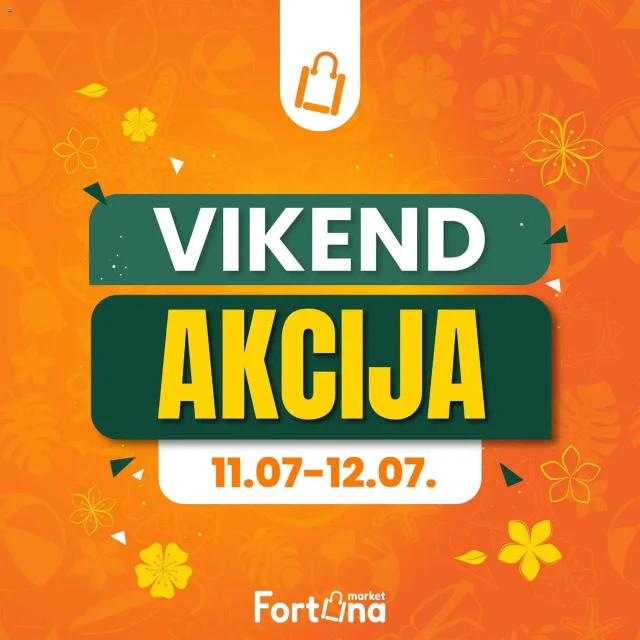 Fortuna marketi: Vikend akcija (od 11.07. do 12.07.2026)