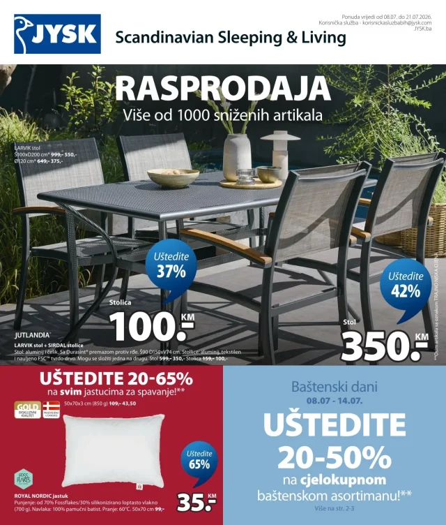 Jysk: Katalog (od 08.07. do 21.07.2026)