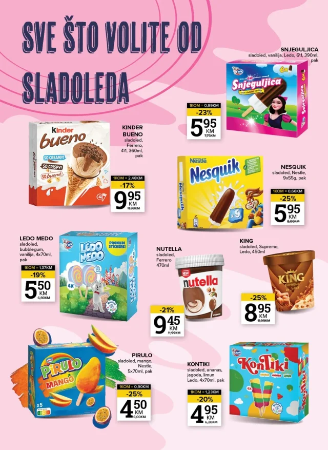 Konzum i Mercator: Katalog FBiH