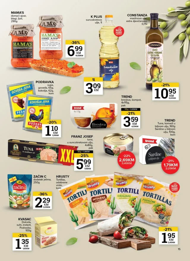 Konzum i Mercator: Katalog RS
