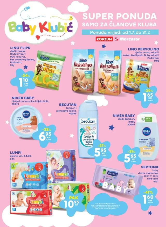 Konzum i Mercator: Katalog RS