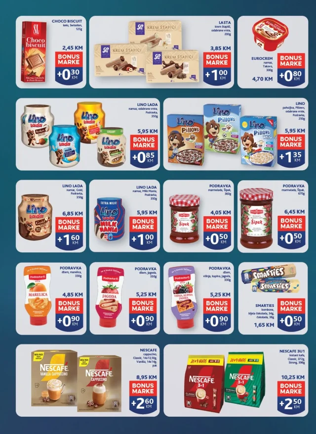 Konzum i Mercator: Katalog RS