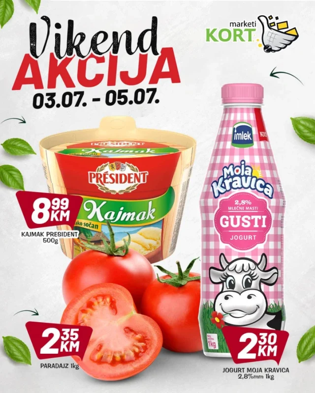 Kort marketi: Vikend akcija