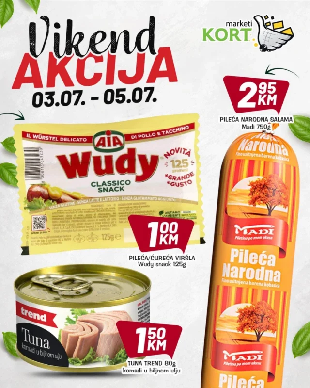 Kort marketi: Vikend akcija