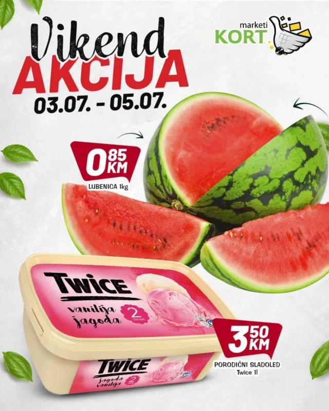 Kort marketi: Vikend akcija