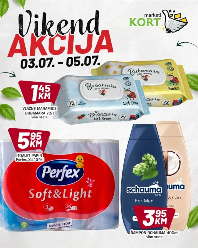 Kort marketi: Vikend akcija