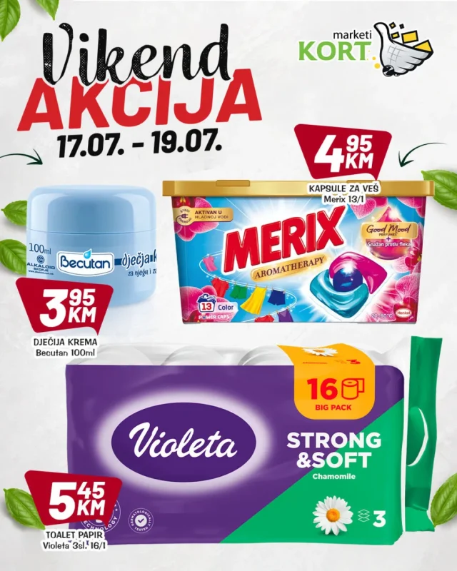 Kort marketi: Vikend akcija