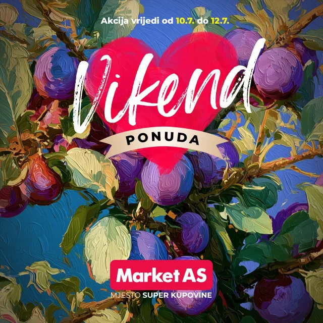 Market AS: Vikend akcija (od 10.07. do 12.07.2026)
