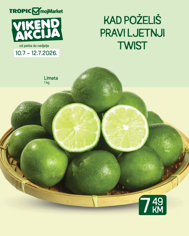 Tropic i Moj Market: Vikend akcija