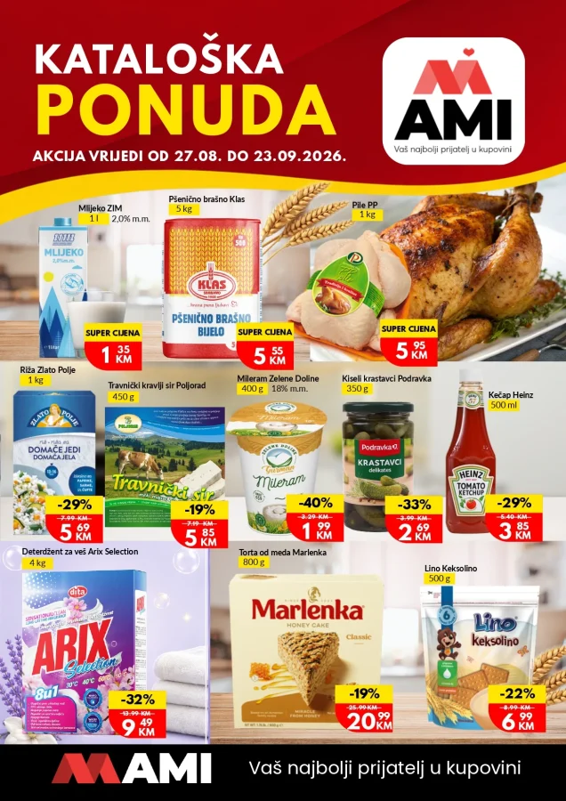 AMI: Kataloška ponuda (od 27.08. do 23.09.2026)