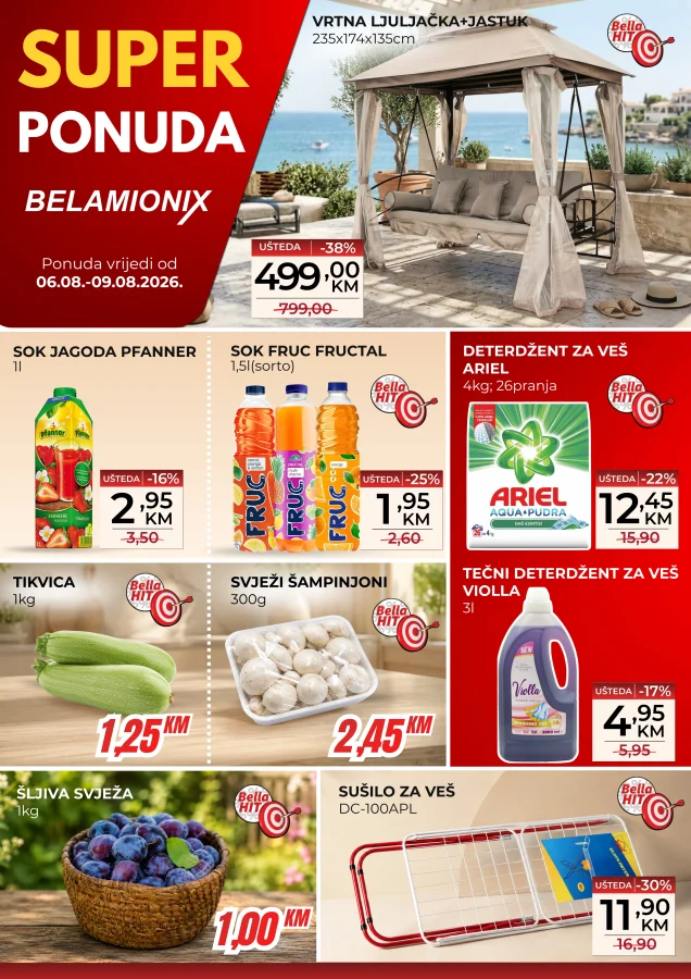 Belamionix: Vikend akcija (od 06.08. do 09.08.2026)