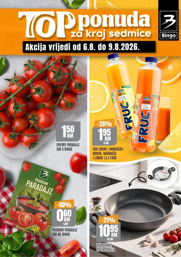 Bingo: Top ponuda za kraj sedmice (od 06.08. do 09.08.2026)