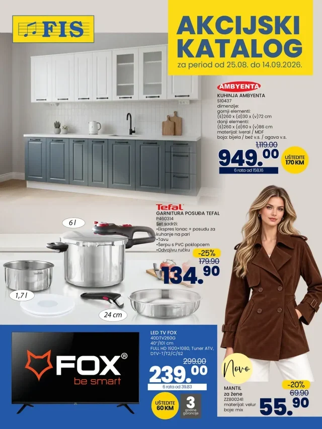 FIS: Akcijski katalog (od 25.08. do 14.09.2026)