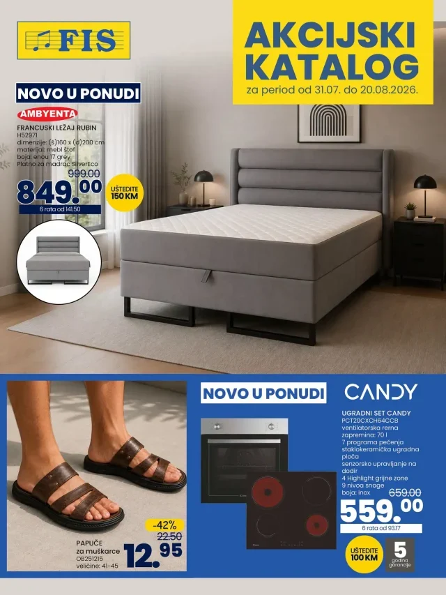 FIS: Akcijski katalog (od 31.07. do 20.08.2026)