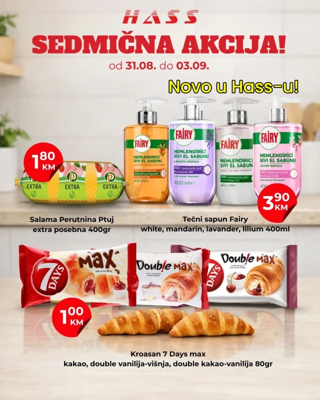Hass: Sedmična akcija (od 31.08. do 03.09.2026)