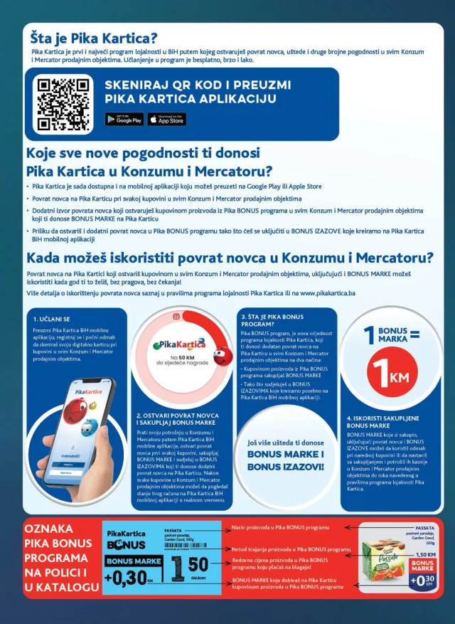 Konzum i Mercator: Katalog RS
