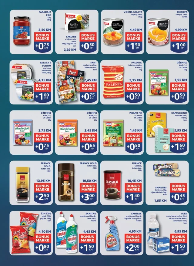Konzum i Mercator: Katalog RS