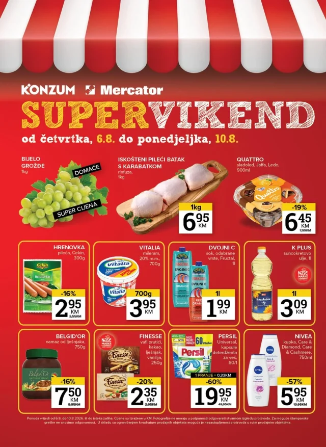 Konzum i Mercator: Katalog RS