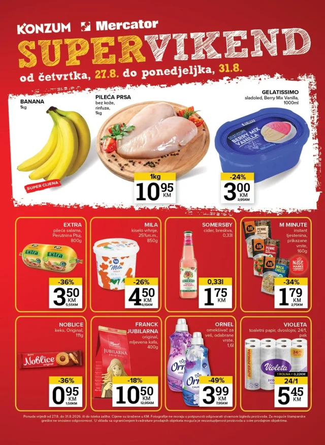 Konzum i Mercator: Katalog RS